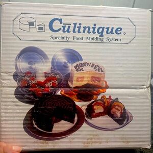 CULINIQUE Specially Food Molding System. 2 molds for layered desserts Ne…